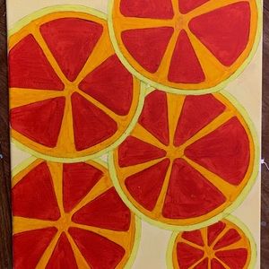 orange painting